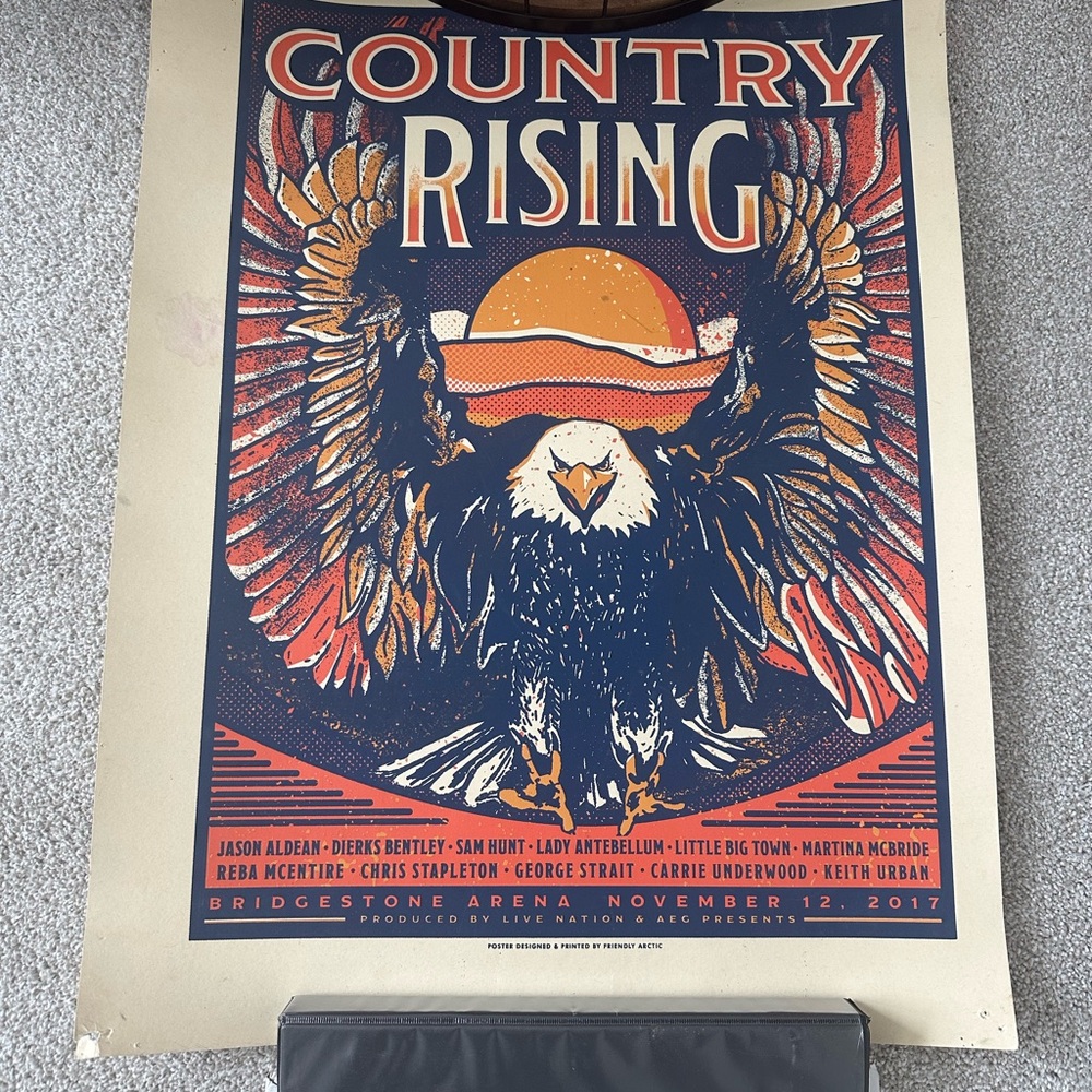 Country Rising Concert Poster